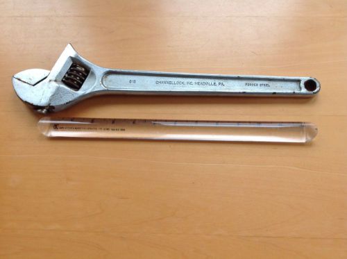CHANNEL LOCK 15 INCH ADJUSTABLE WRENCH EXCELLENT WORKING CONDITION!!
