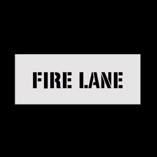 12&#034; letters fire lane reusable stencil for parking lot spray painting 2mm pvc for sale