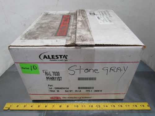 Dupont ral7030 powder coat stone gray 7 lbs of materiallot no c0904034134 for sale