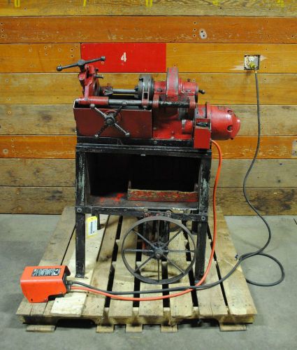 Toledo 999 pipe bolt threader threading machine w/ 2 die bolt threader heads for sale