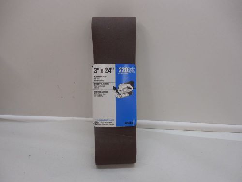 3&#034; x 24&#034; 220 grit Norton Aluminum Oxide  sanding belts #05286 5 pack