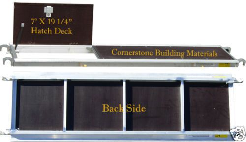 New aluminum plywood hatch deck plateform 7&#039; x 19&#034; scaffolding tower cbm1290 for sale