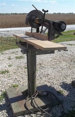 Cut Off Saw Industrial Age Shop Equipment Table Base Machinist Tool Kitchen!