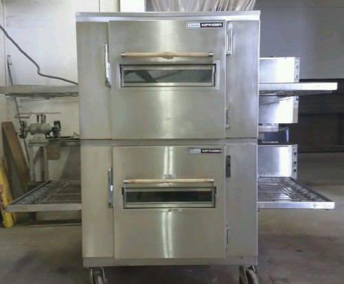 Lincoln impinger conveyor ovens model 1000 double stack for sale