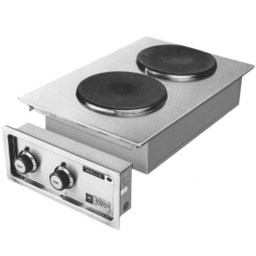 Wells h-706 built-in double french style burner electric hot plate for sale
