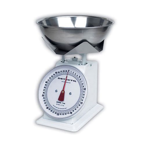 Detecto t25b top loading dial scales w/ bowl-25-lb capacity for sale