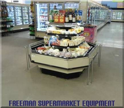 Barker merchandiser island (self contained / refrigerated) amazing deal!! $3,999 for sale
