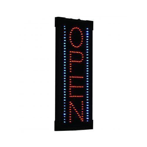 Creative motion hanging vertical led blinking open sign for sale