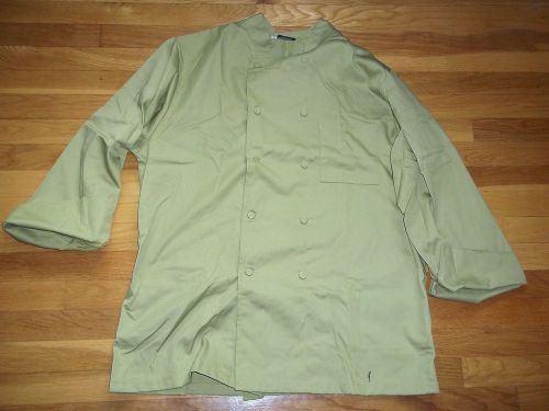 Lime Colored &#034;FRESH&#034; Chefs Coat by Aramark Large