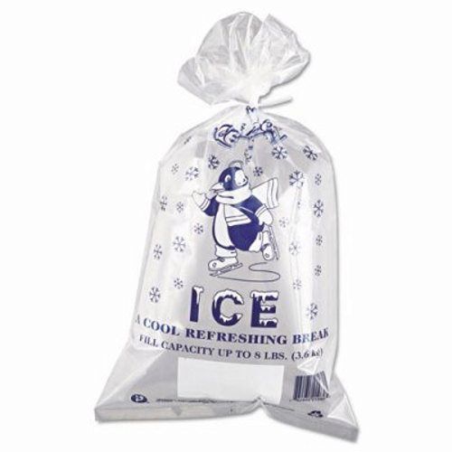 8-lb. capacity ice bags with twist ties, 1,000 bags (ibs ic1120) for sale
