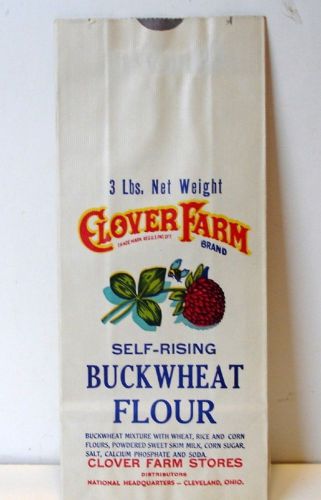 Clover Farm Buckwheat Flour Bag-3 lb Net Weight