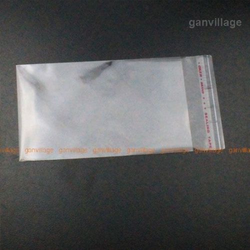 200x Clear Self Adhesive Seal Plastic Gems Toy Gift Retail Packing Bags 6.5x12cm