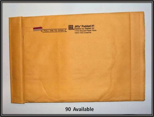 30 Jiffy Padded Mailers #1 Shipping Envelope 7&#034; x 12&#034;