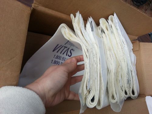 Lot of 160 Small Shopping Merchandise Plastic Bags 9.5&#034; x 11.5&#034; (14&#034; to edge)