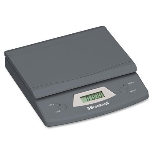 Salter brecknell digtl postal scale - 25.00 lb / 12 kg max - abs plastic - gray for sale