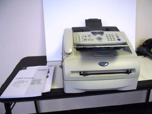 Brother FAX 2820 Laser Plain Paper Fax/Copier Drum is 100%, Low Page Count