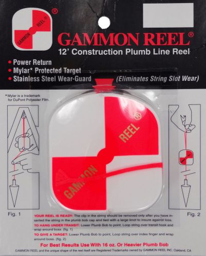 New 12 Foot Gammon Reel #012 with Priority Mail Shipping