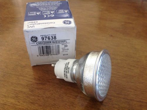 Ge cmh20mr16/830/wfl constant color mr16 metal halide gx10 base 20 watts - 97638 for sale