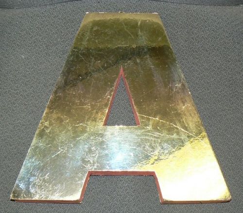 Foam gold letter a 12&#034; for sale