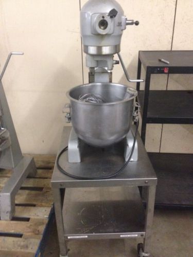 Hobart A-200T Mixer on Stand w/ whisk &amp; paddle attachments