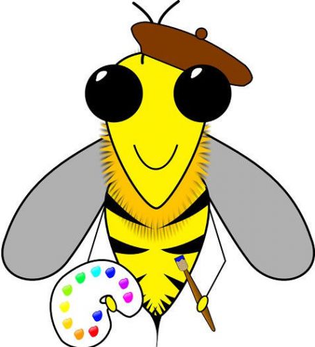 30 Custom Artist Honey Bee Personalized Address Labels