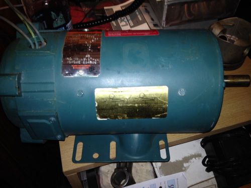 Reliance electric 1hp(+-)  dc motor  id# v76q1523m-pg, 1725 rpm, for sale