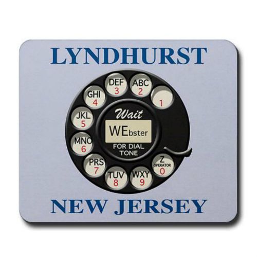 Lyndhurst New Jersey Telephone Rotary Exchange Mousepad Mouse Pad &#034;NEW&#034;