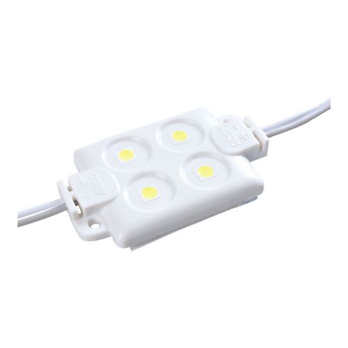 SMD 5050 Waterproof LED Module (4 LEDs  White Light  L55 x W32mm 100pcs)