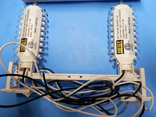 LOT OF 20 Red LED Exit Sign Retrofit Kits Hardwire  Model RFXTE-1 120/277 VAC