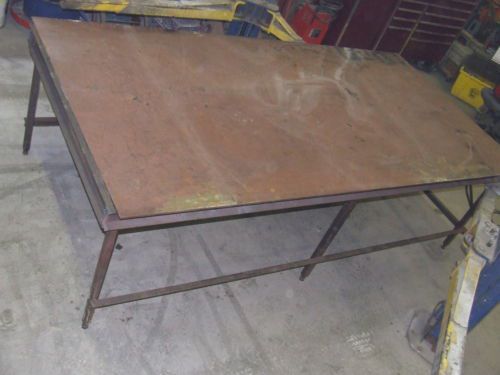 5 x 10 welding pattern layout table 1/2 steel plate top adjustable leveling legs for sale