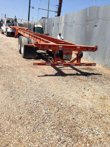 2005 hyundai chassis 53 ft container hauler for sale