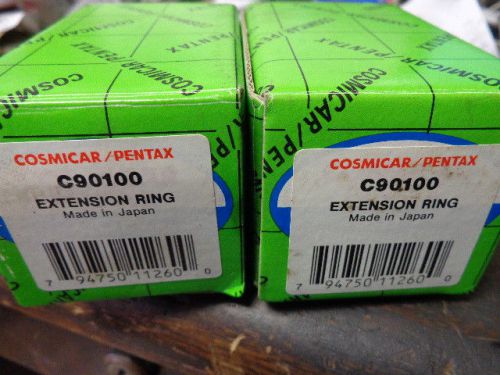 (2) NEW COSMICAR/PENTAX C90100 EXTENSION RINGS