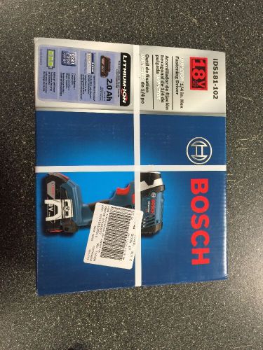 Bosch IDS181-102 18v Impactor 1/4 in. Hex Fastening Driver ***NEW IN BOX***