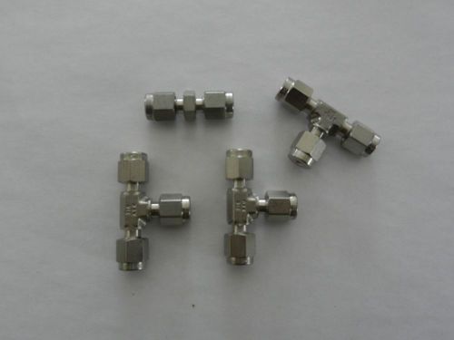 Swagelok Tube Fitting, Union Tee, 1/8 in. Tube OD SS-200-3