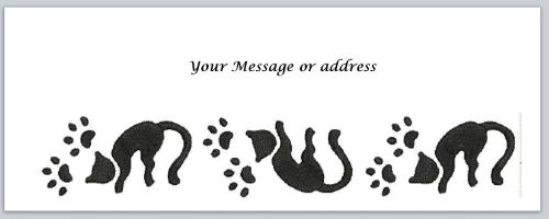 30 Personalized Return Address Labels Cats Buy 3 get 1 free (ct234)