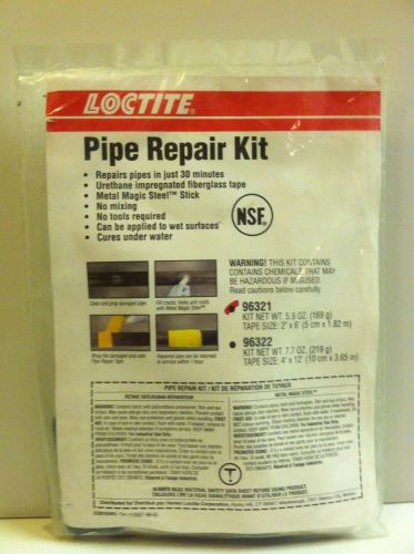 New-loctite pipe repair kit #96321--tape size 2 x 6 for sale