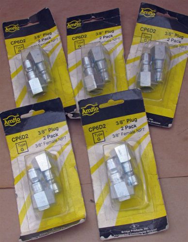 10 New Amflo CP6 Plug, Type G 3/8&#034; 3/8&#034; Female NPT
