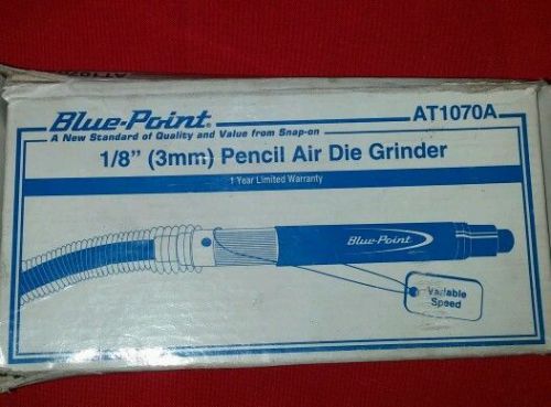 Blue point pencil air die grinder 1/8&#034; (3mm) brand new used once!! at1070a for sale