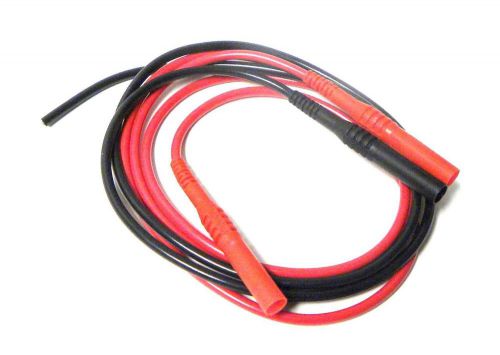 FEMALE BANANA JACK CABLE RED POSITIVE AND BLACK NEGATIVE MODEL F1030-60023