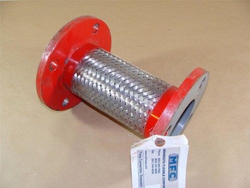 Minnesota flexible 3&#034; ffcs metal pump connector stainless inner tube &amp; braid for sale
