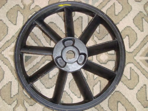 CAST IRON AIR COMPRESSOR FLYWHEEL PULLEY DUAL BELT GROOVES