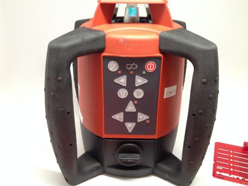 Hilti PR25 Rotating Laser with PRA25 Receiver and Target Card
