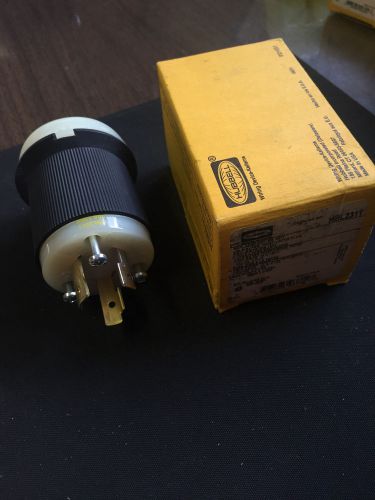 Hubbell hbl2311 twist-lock plug 20a 125v new for sale