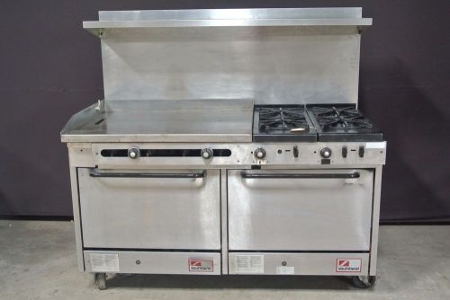 USED Southbend T322FA 32&#034; Flattop Griddle with 4 Burner, Convection Oven