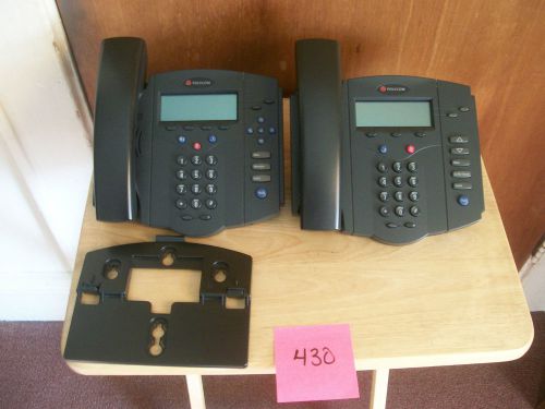 2 POLYCOM SOUNDPOINT PHONES / IP300 &amp; IP430
