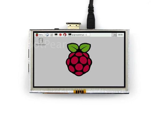 5inch HDMI Resistive Touch Screen LCD 800x480 for Any Revision of Raspberry Pi