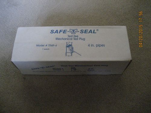 GT Water Products  Safe-T-Seal TEST-TEE Mechanical Test Plug Model TTMP-4