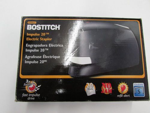 Bostitch Impulse 20 Electric Stapler, Full-Strip, Black (02210)
