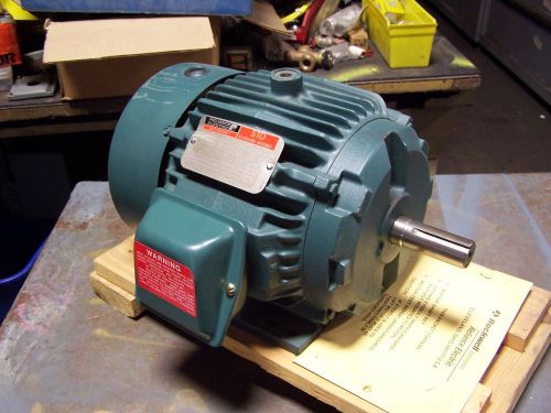 NEW RELIANCE 3 HP ELECTRIC AC MOTOR 230/460 VAC 1730 RPM 182T FRAME 3 PHASE