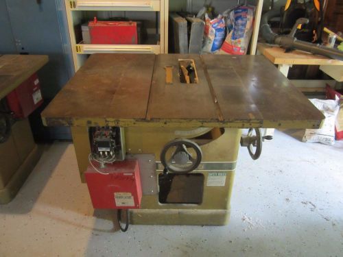 Powermatic 72 12&#034; Woodworking Table Saw 3 Phase